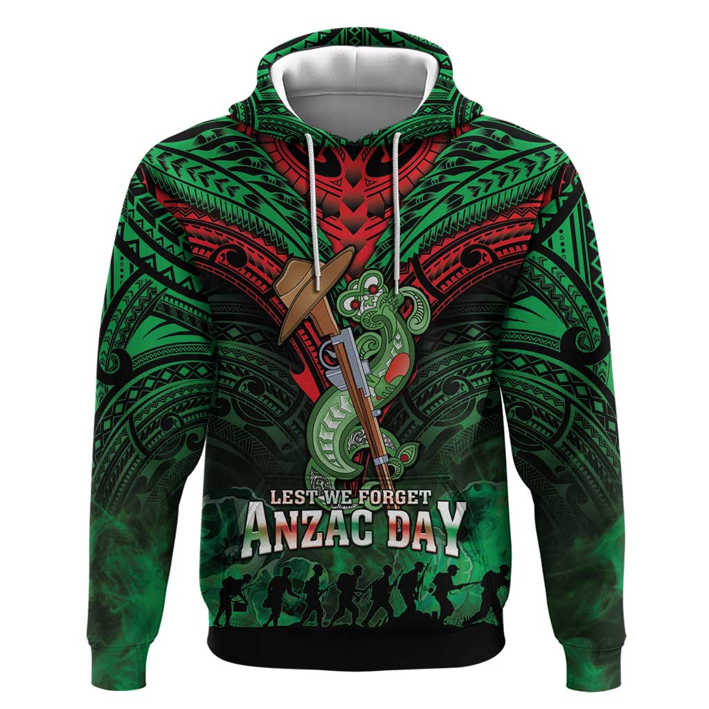 New Zealand ANZAC Day Hoodie Aotearoa Hei Tiki