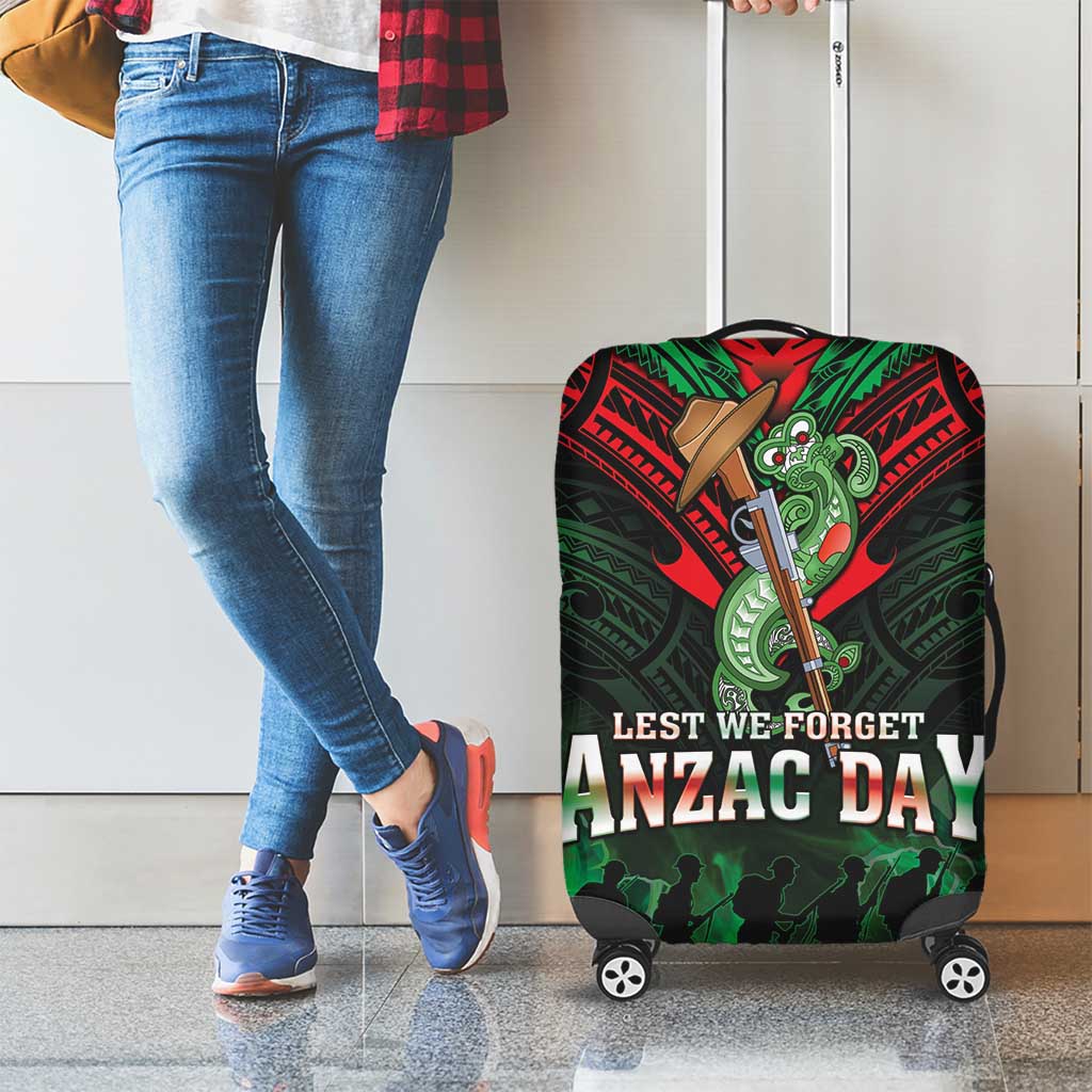 New Zealand ANZAC Day Luggage Cover Aotearoa Hei Tiki