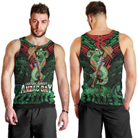 New Zealand ANZAC Day Men Tank Top Aotearoa Hei Tiki