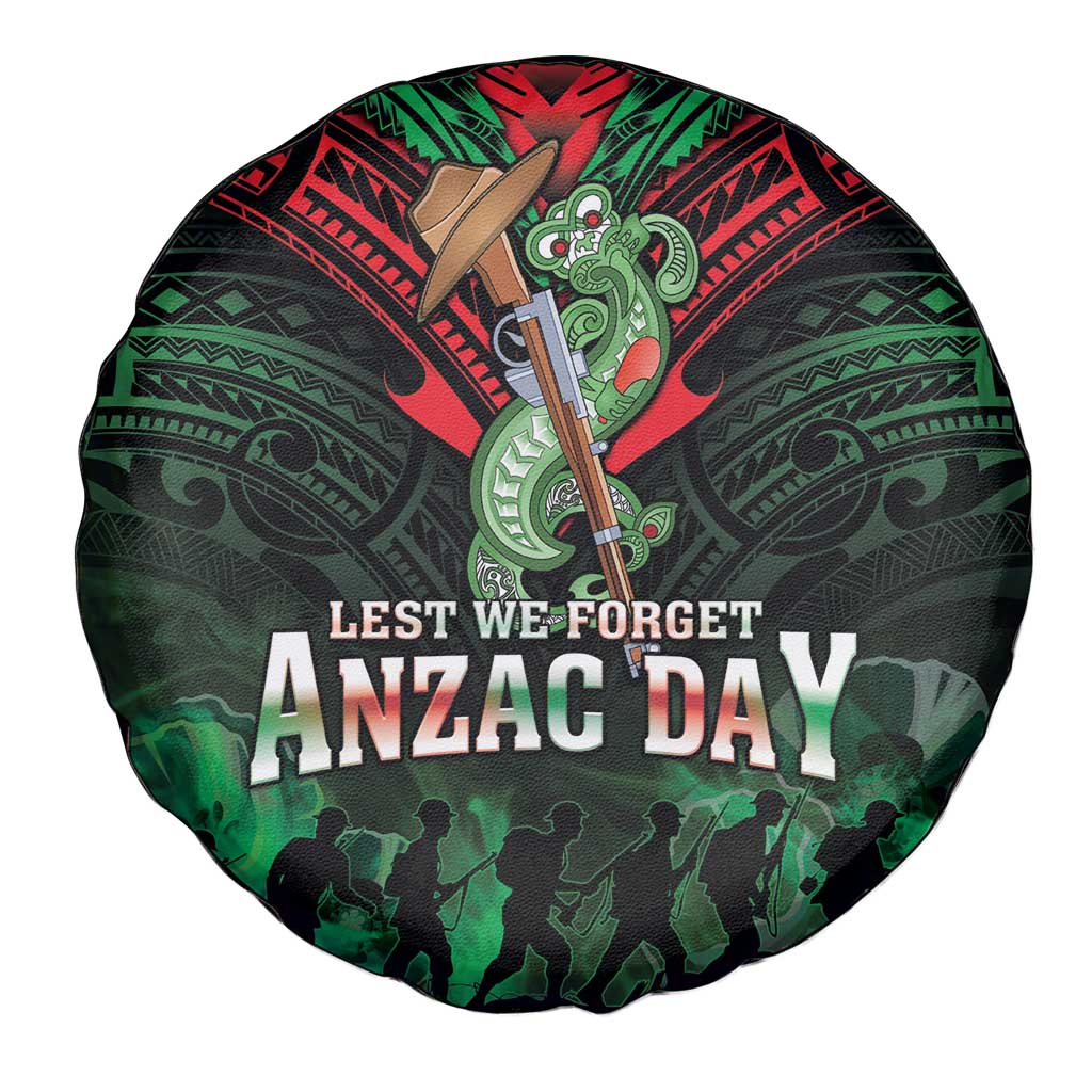 New Zealand ANZAC Day Spare Tire Cover Aotearoa Hei Tiki