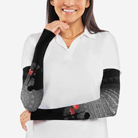 Cook Islands ANZAC Day Arm Sleeves Soldier Silhouette Remembrance
