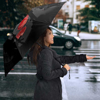 Cook Islands ANZAC Day Umbrella Soldier Silhouette Remembrance