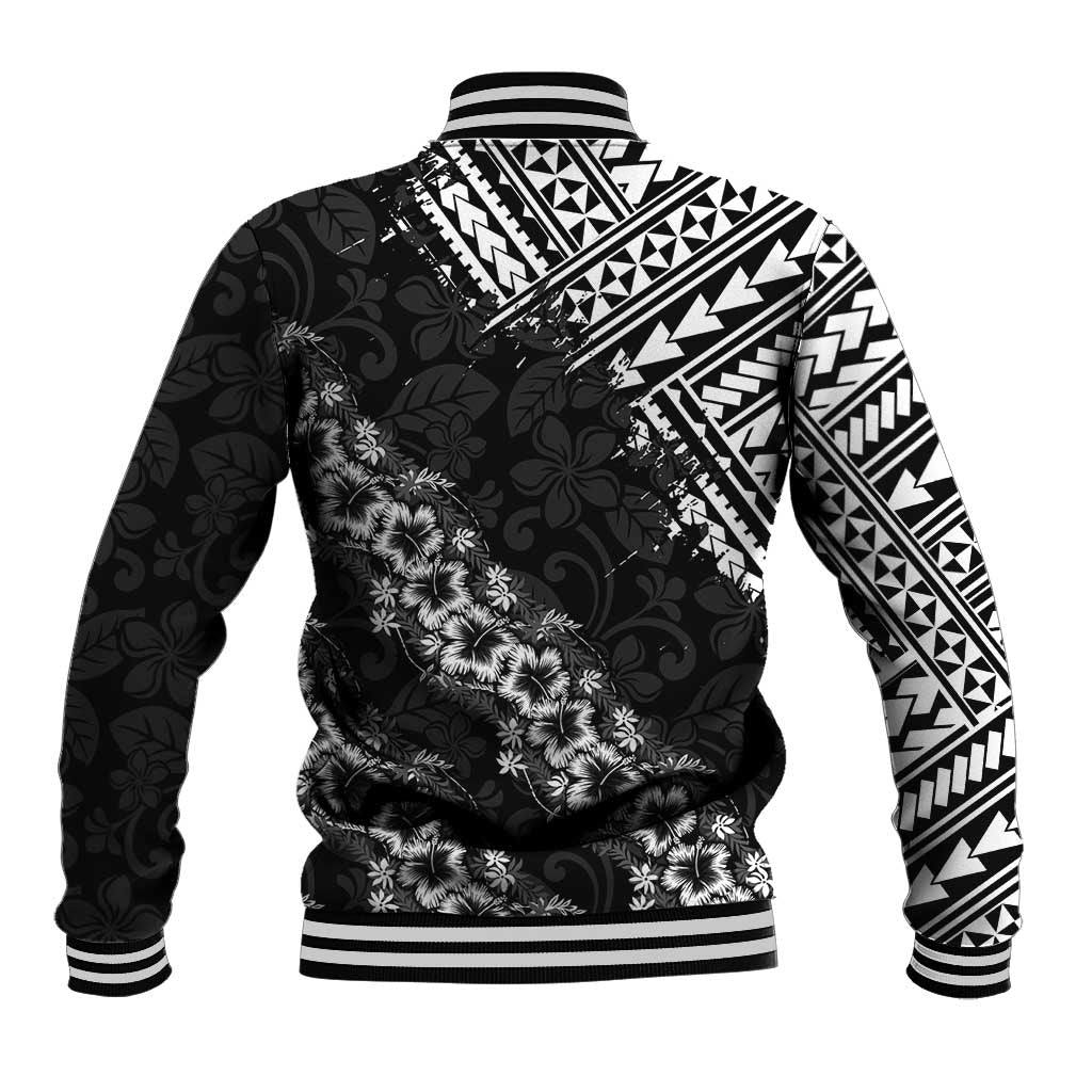 Hawaii Papakolea Born And Raised Baseball Jacket Hawaiian Tribal Pattern