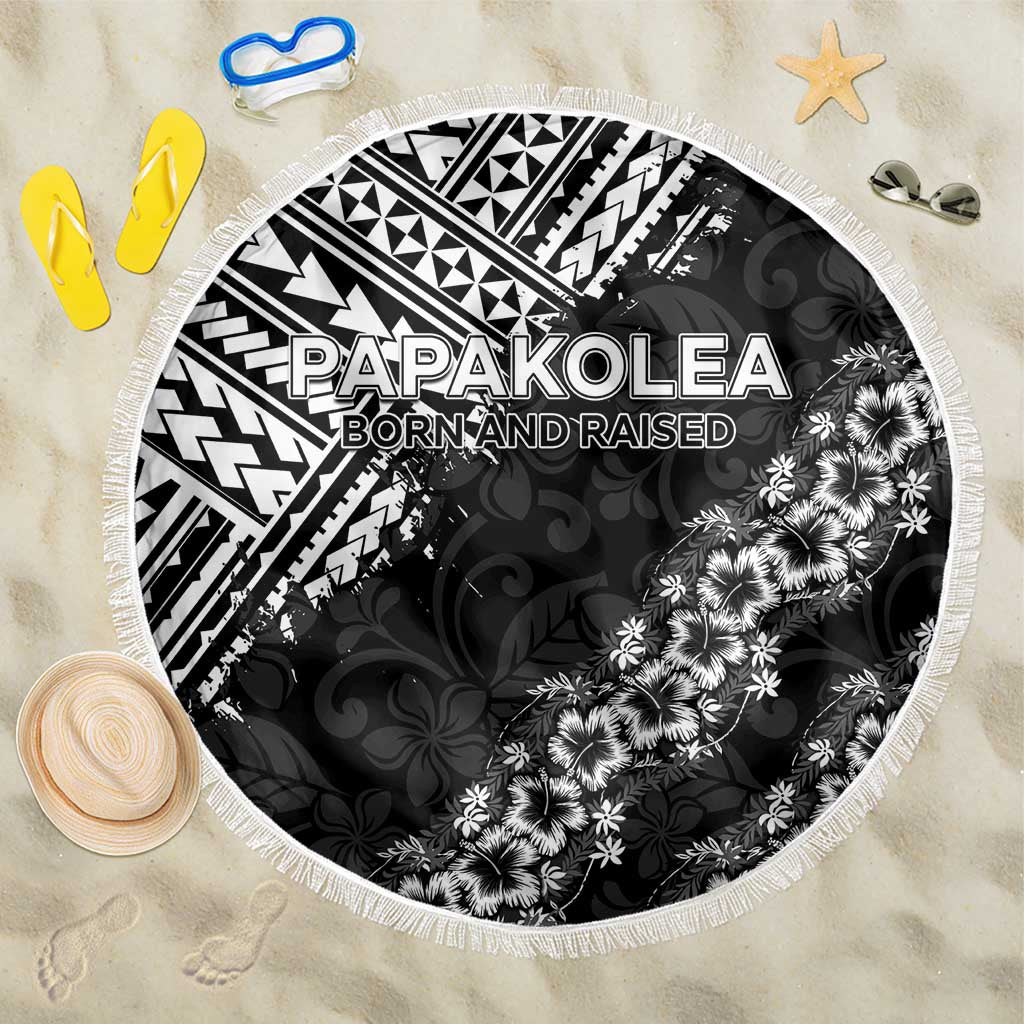 Hawaii Papakolea Born And Raised Beach Blanket Hawaiian Tribal Pattern