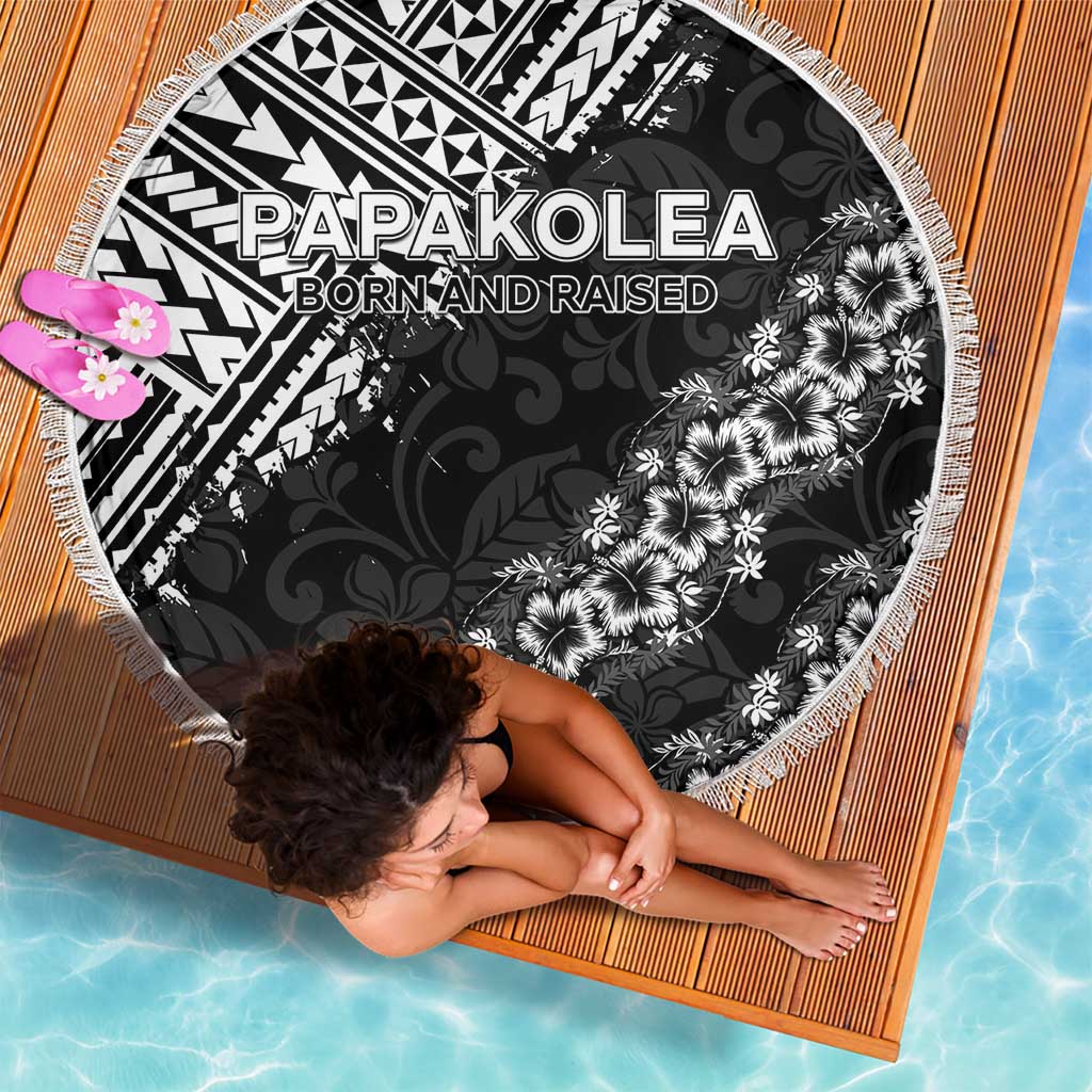 Hawaii Papakolea Born And Raised Beach Blanket Hawaiian Tribal Pattern