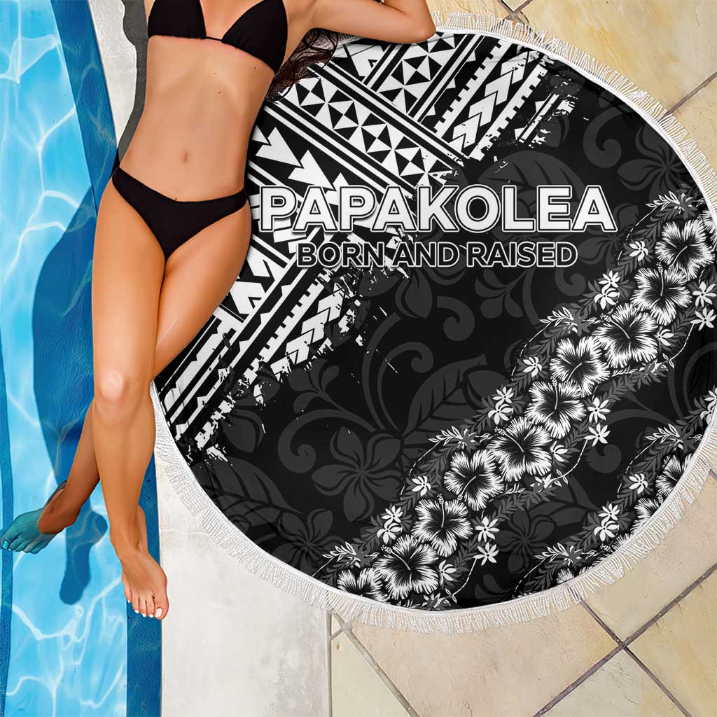 Hawaii Papakolea Born And Raised Beach Blanket Hawaiian Tribal Pattern