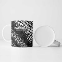 Hawaii Papakolea Born And Raised Ceramic Mug Hawaiian Tribal Pattern