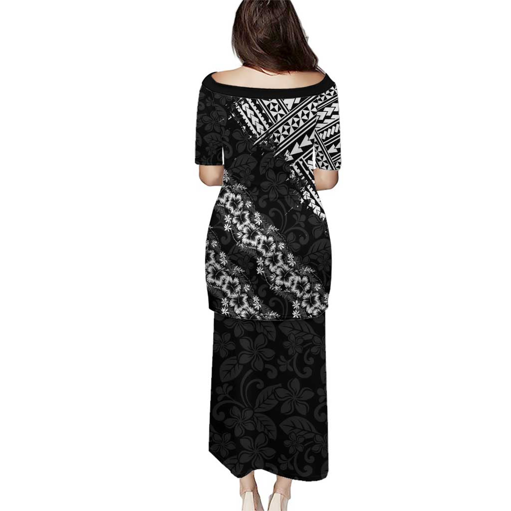 Hawaii Papakolea Born And Raised Family Matching Puletasi and Hawaiian Shirt Hawaiian Tribal Pattern