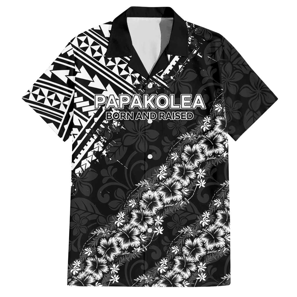 Hawaii Papakolea Born And Raised Hawaiian Shirt Hawaiian Tribal Pattern