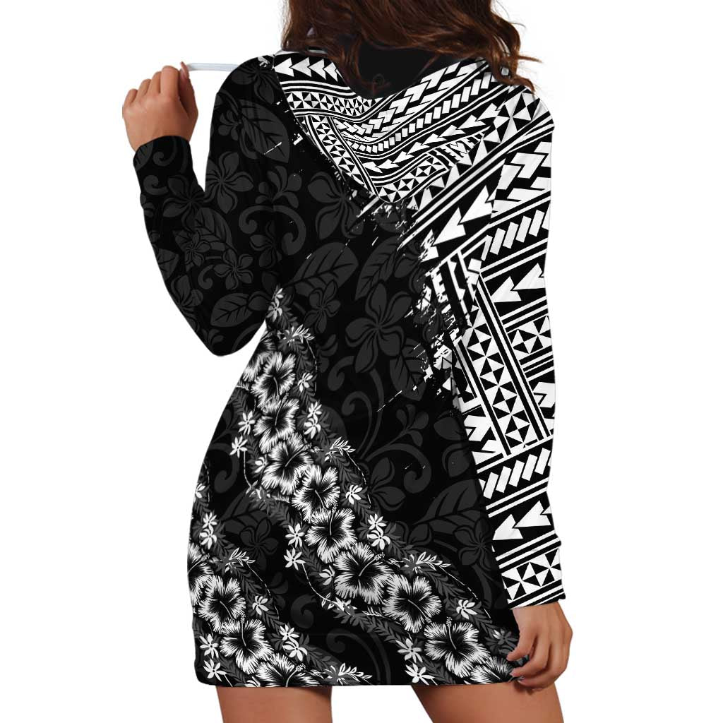 Hawaii Papakolea Born And Raised Hoodie Dress Hawaiian Tribal Pattern