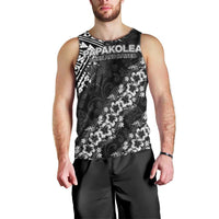 Hawaii Papakolea Born And Raised Men Tank Top Hawaiian Tribal Pattern