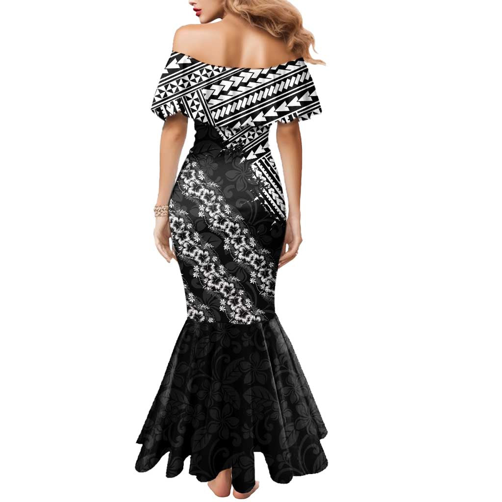 Hawaii Papakolea Born And Raised Mermaid Dress Hawaiian Tribal Pattern