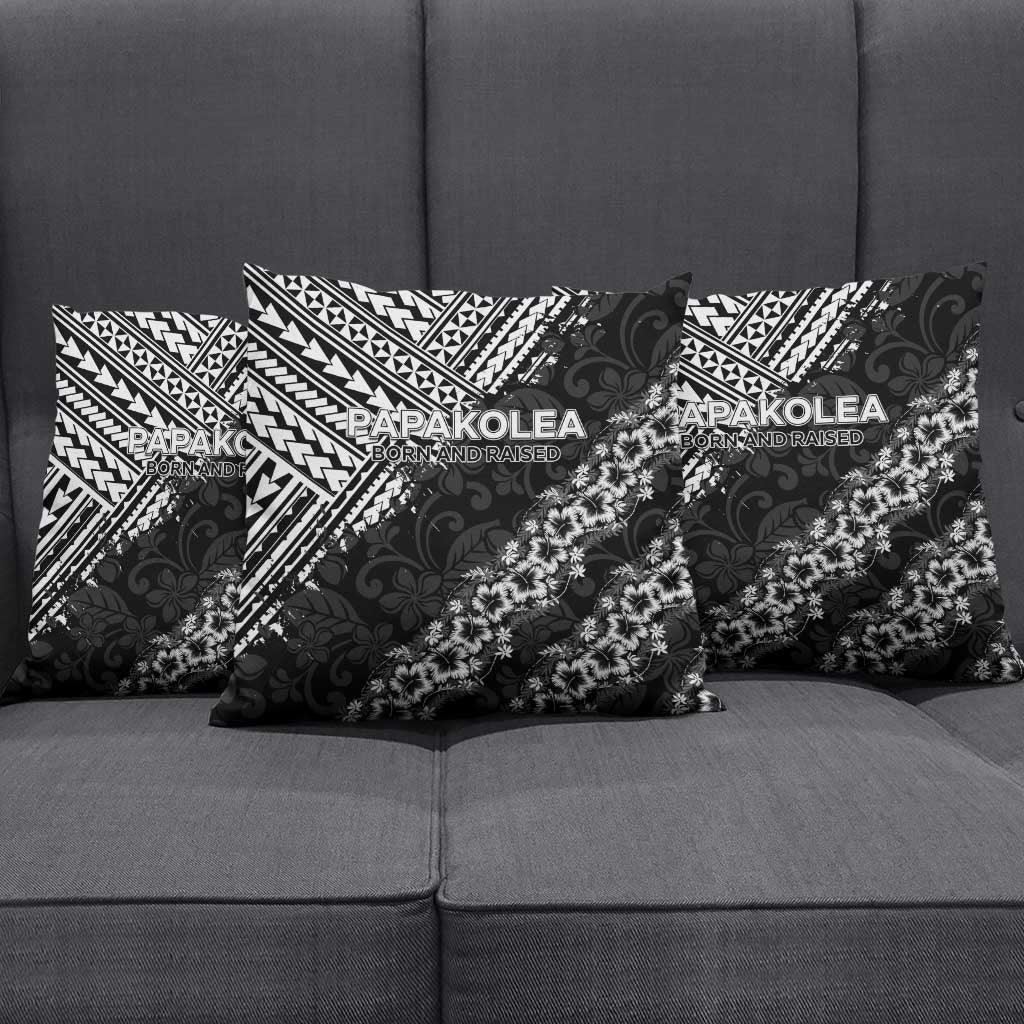 Hawaii Papakolea Born And Raised Pillow Cover Hawaiian Tribal Pattern