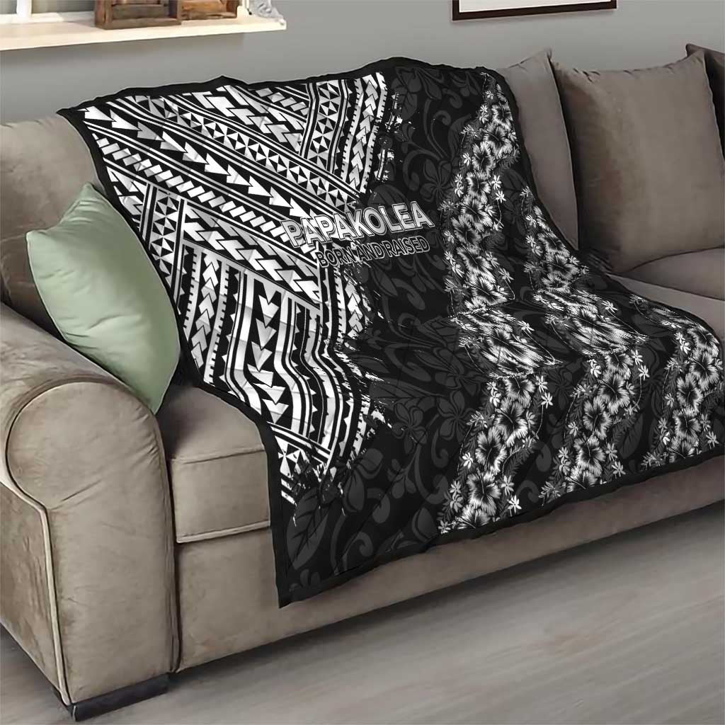 Hawaii Papakolea Born And Raised Quilt Hawaiian Tribal Pattern