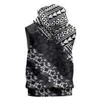 Hawaii Papakolea Born And Raised Sleeveless Hoodie Hawaiian Tribal Pattern LT05 - Polynesian Pride