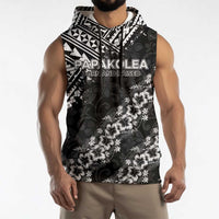 Hawaii Papakolea Born And Raised Sleeveless Hoodie Hawaiian Tribal Pattern LT05 - Polynesian Pride