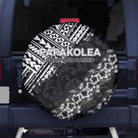 Hawaii Papakolea Born And Raised Spare Tire Cover Hawaiian Tribal Pattern