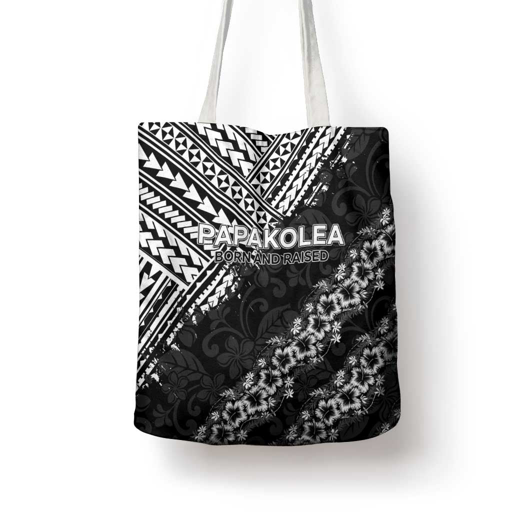 Hawaii Papakolea Born And Raised Tote Bag Hawaiian Tribal Pattern