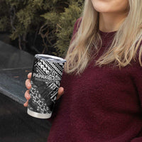Hawaii Papakolea Born And Raised Tumbler Cup Hawaiian Tribal Pattern