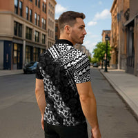 Hawaii Papakolea Born And Raised Zipper Polo Shirt Hawaiian Tribal Pattern