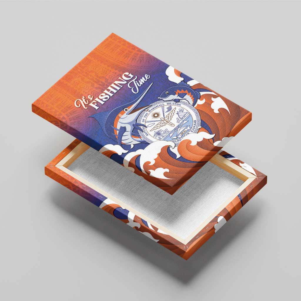 Marshall Islands Fishermen's Day Canvas Wall Art It's Fishing Time