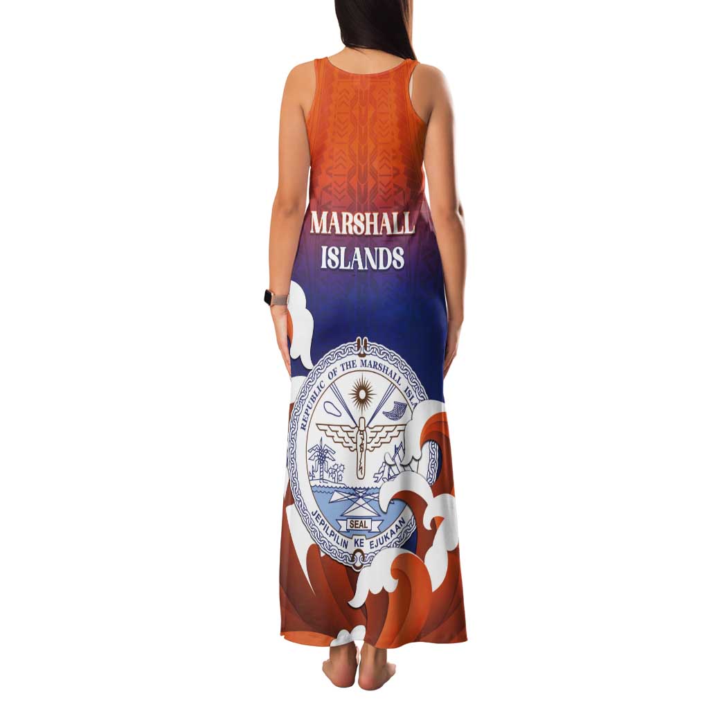Marshall Islands Fishermen's Day Tank Maxi Dress It's Fishing Time