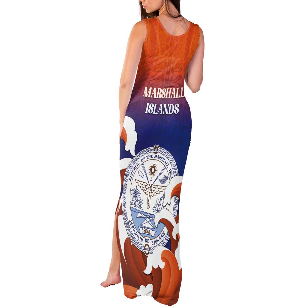 Marshall Islands Fishermen's Day Tank Maxi Dress It's Fishing Time