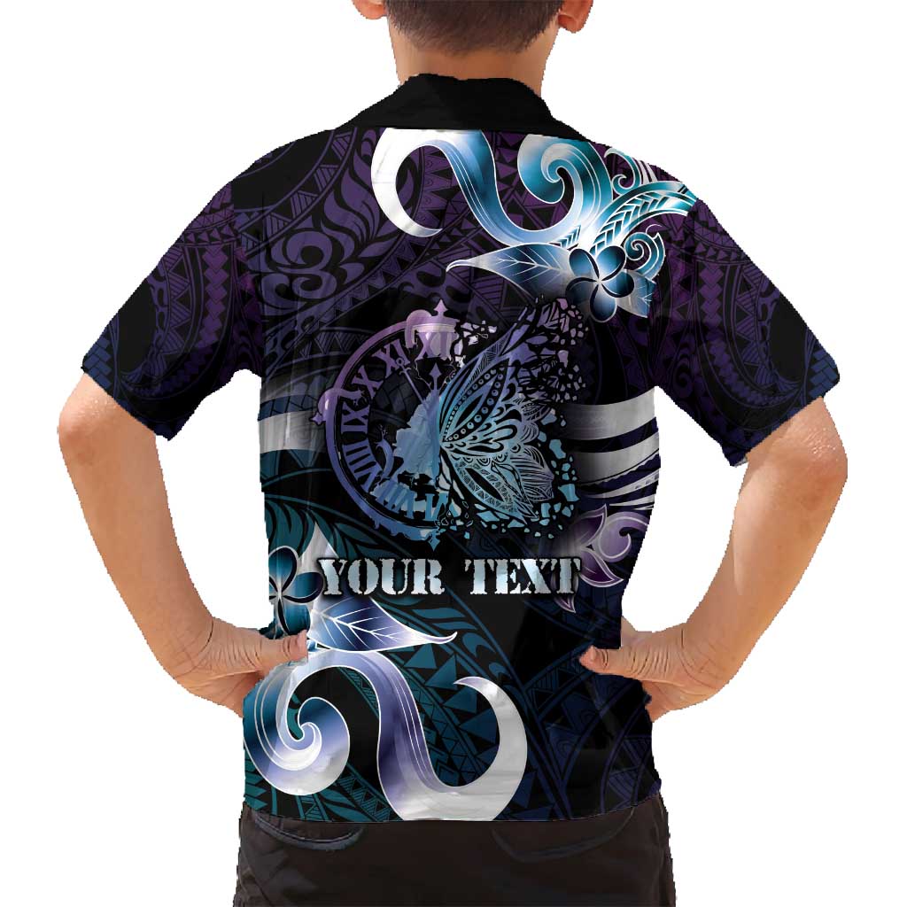 Personalised Polynesia Suicide Prevention Awareness Family Matching Long Sleeve Bodycon Dress and Hawaiian Shirt No Story Should End Too Soon