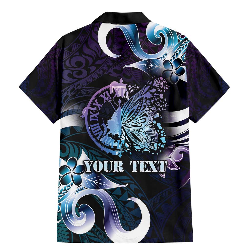 Personalised Polynesia Suicide Prevention Awareness Family Matching Mermaid Dress and Hawaiian Shirt No Story Should End Too Soon