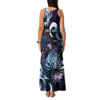 Personalised Polynesia Suicide Prevention Awareness Family Matching Tank Maxi Dress and Hawaiian Shirt No Story Should End Too Soon