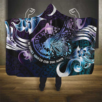 Polynesia Suicide Prevention Awareness Hooded Blanket No Story Should End Too Soon
