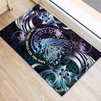 Polynesia Suicide Prevention Awareness Rubber Doormat No Story Should End Too Soon