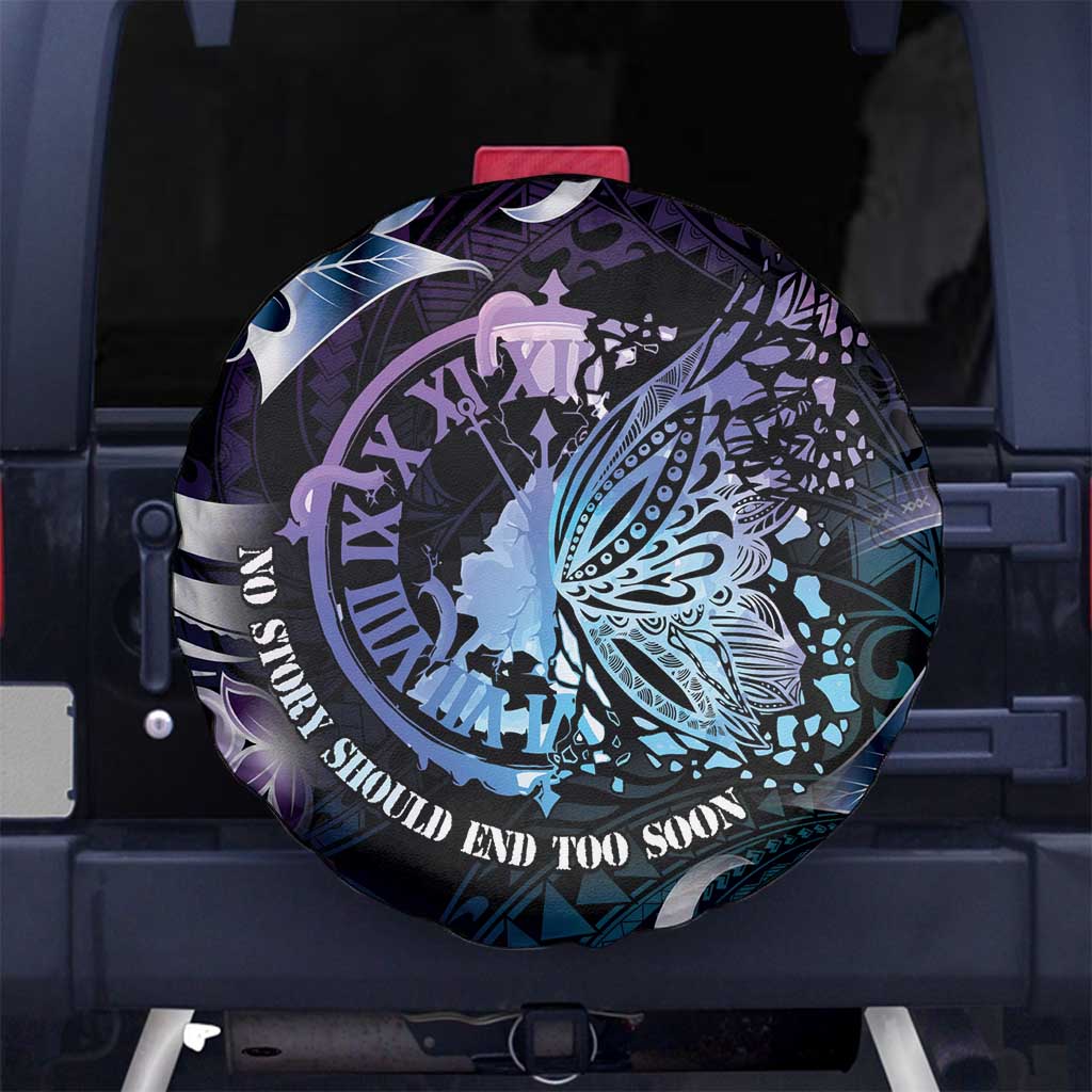Polynesia Suicide Prevention Awareness Spare Tire Cover No Story Should End Too Soon