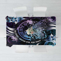 Polynesia Suicide Prevention Awareness Tablecloth No Story Should End Too Soon