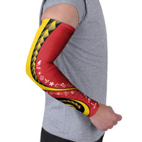 Papua New Guinea Independence Arm Sleeves Special Style Red Version LT05 - Polynesian Pride