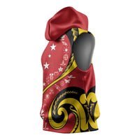 Papua New Guinea Independence Sleeveless Hoodie Special Style Red Version LT05 - Polynesian Pride