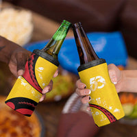 Papua New Guinea 50th Independence Anniversary 4 in 1 Can Cooler Tumbler Special Style Yellow Version - Polynesian Pride