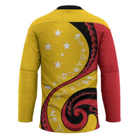 Papua New Guinea 50th Independence Anniversary Hockey Jersey Special Style Yellow Version - Polynesian Pride