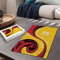Papua New Guinea 50th Independence Anniversary Puzzle Special Style Yellow Version - Polynesian Pride