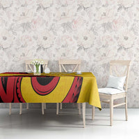 Papua New Guinea 50th Independence Anniversary Tablecloth Special Style Yellow Version - Polynesian Pride