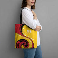 Papua New Guinea 50th Independence Anniversary Tote Bag Special Style Yellow Version - Polynesian Pride