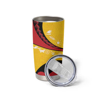 Papua New Guinea 50th Independence Anniversary Tumbler Cup Special Style Yellow Version - Polynesian Pride