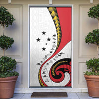 Papua New Guinea 50th Independence Anniversary Door Cover Special Style White Version - Polynesian Pride