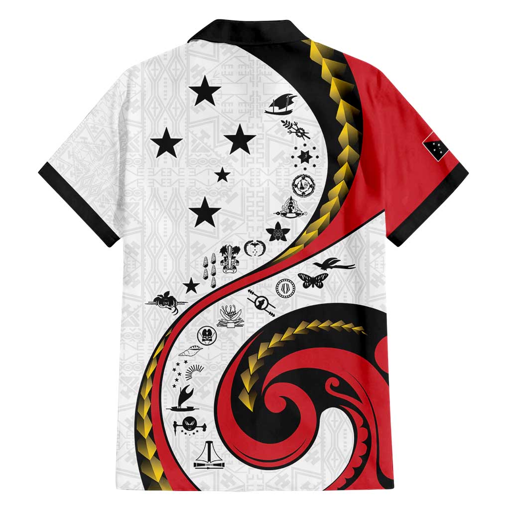 Papua New Guinea 50th Independence Anniversary Family Matching Long Sleeve Bodycon Dress and Hawaiian Shirt Special Style White Version - Polynesian Pride