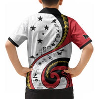 Papua New Guinea Independence Kid Hawaiian Shirt Special Style White Version LT05 - Polynesian Pride