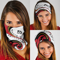 Papua New Guinea 50th Independence Anniversary Neck Gaiter Special Style White Version - Polynesian Pride