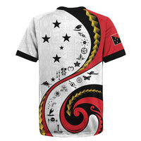 Papua New Guinea 50th Independence Anniversary Rugby Jersey Special Style White Version - Polynesian Pride