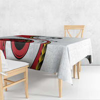 Papua New Guinea 50th Independence Anniversary Tablecloth Special Style White Version - Polynesian Pride