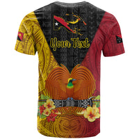 Personalized Papua New Guinea Independence Day T Shirt Bird Of Paradise With Polynesian Pattern LT05 - Polynesian Pride