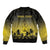 Personalised Palau Independence Day Bomber Jacket Palauan Tattoo Pattern - Polynesian Pride